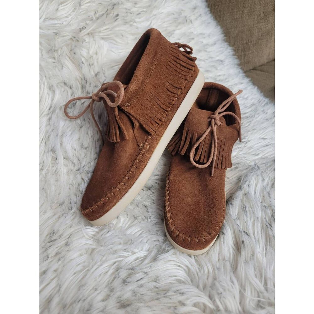 Minnetonka Venice Fringe Moccasin, Women's 5
